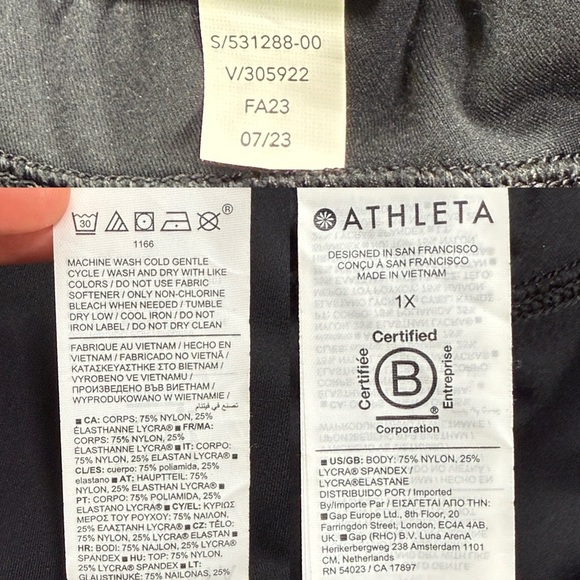 ATHLETA Salutation Jogger in Black Size XL - Picture 10 of 11